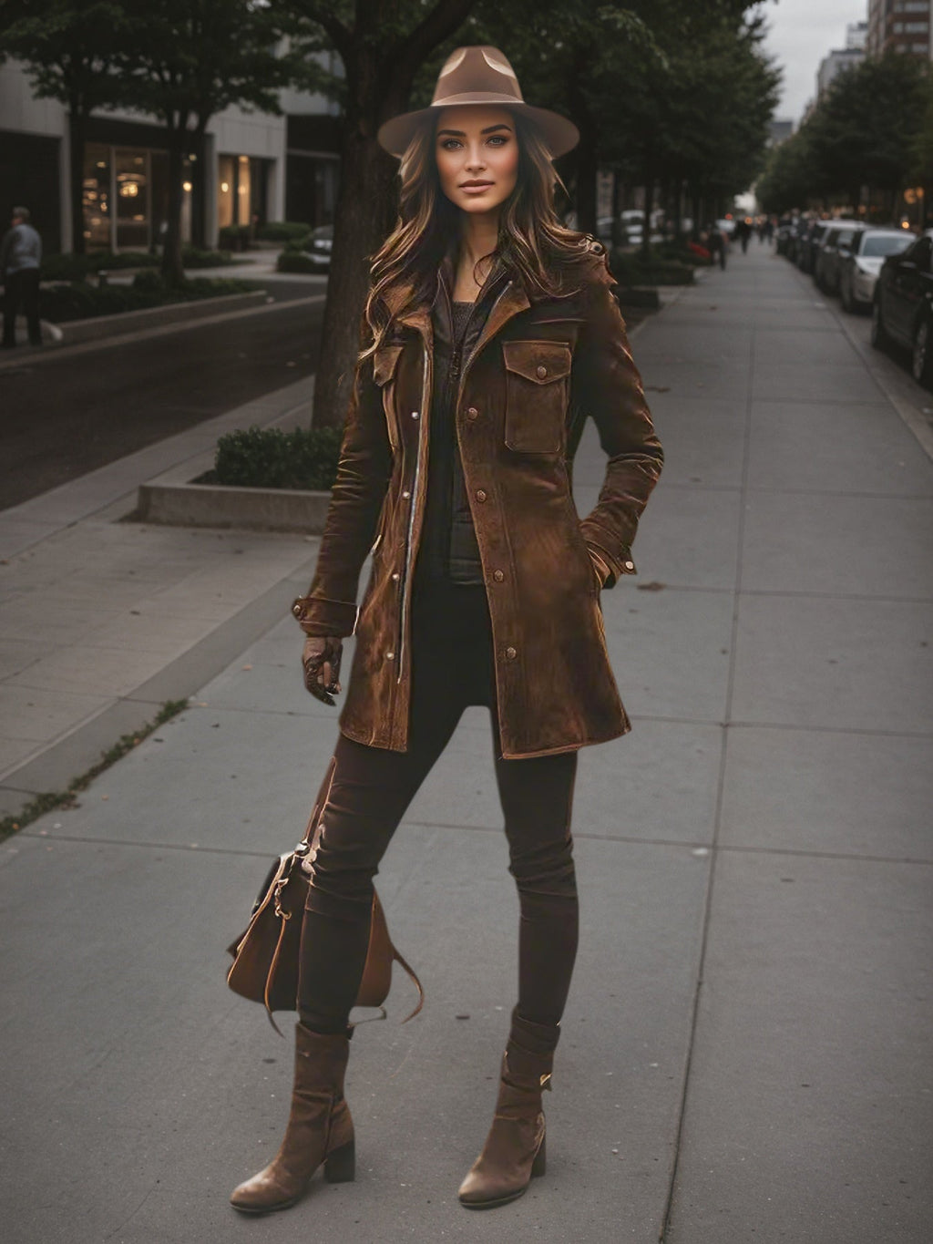 Women’s Vintage-Inspired Longline Cold-Weather Jacket