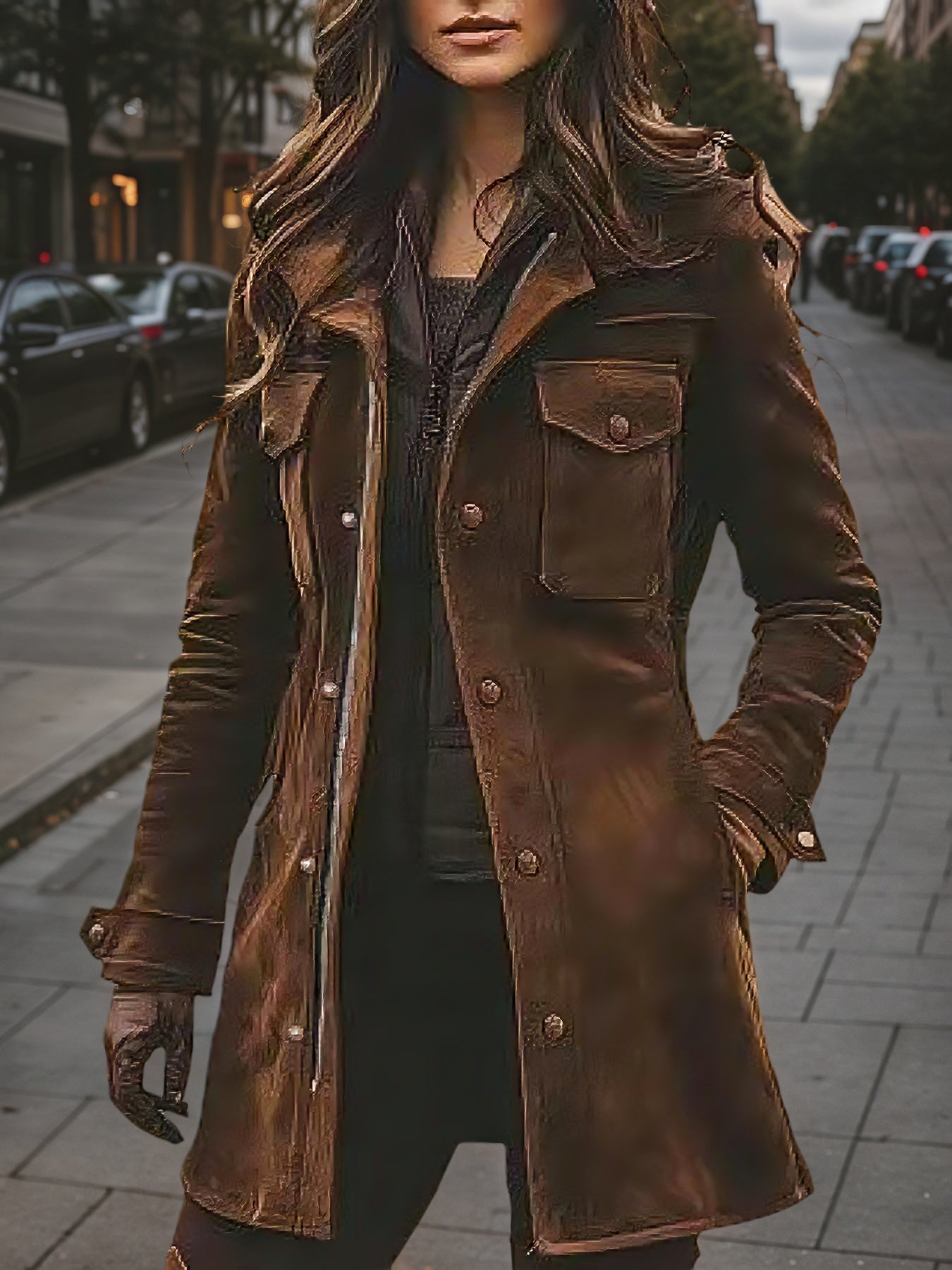 Women’s Vintage-Inspired Longline Cold-Weather Jacket