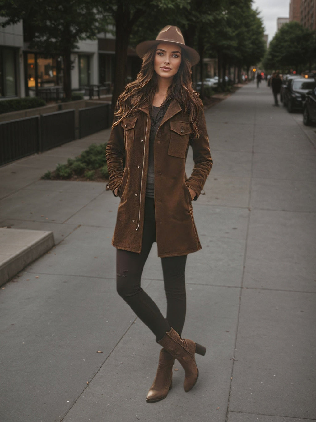 Women’s Vintage-Inspired Longline Cold-Weather Jacket