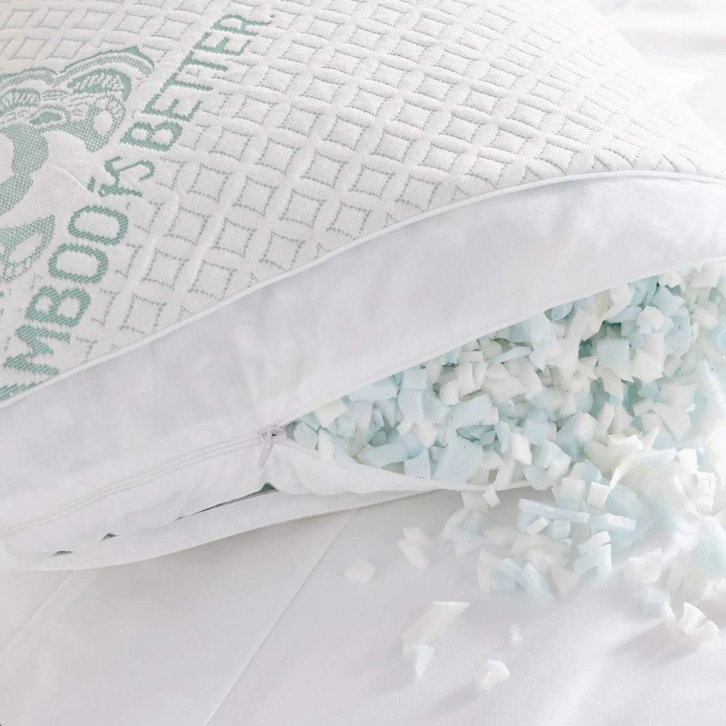 Custom Comfort Adjustable Gel Memory Foam Pillow