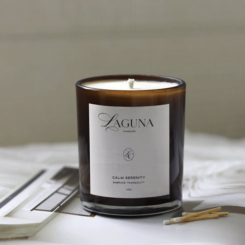 Calm Serenity Oud, Amber & Floral Candle