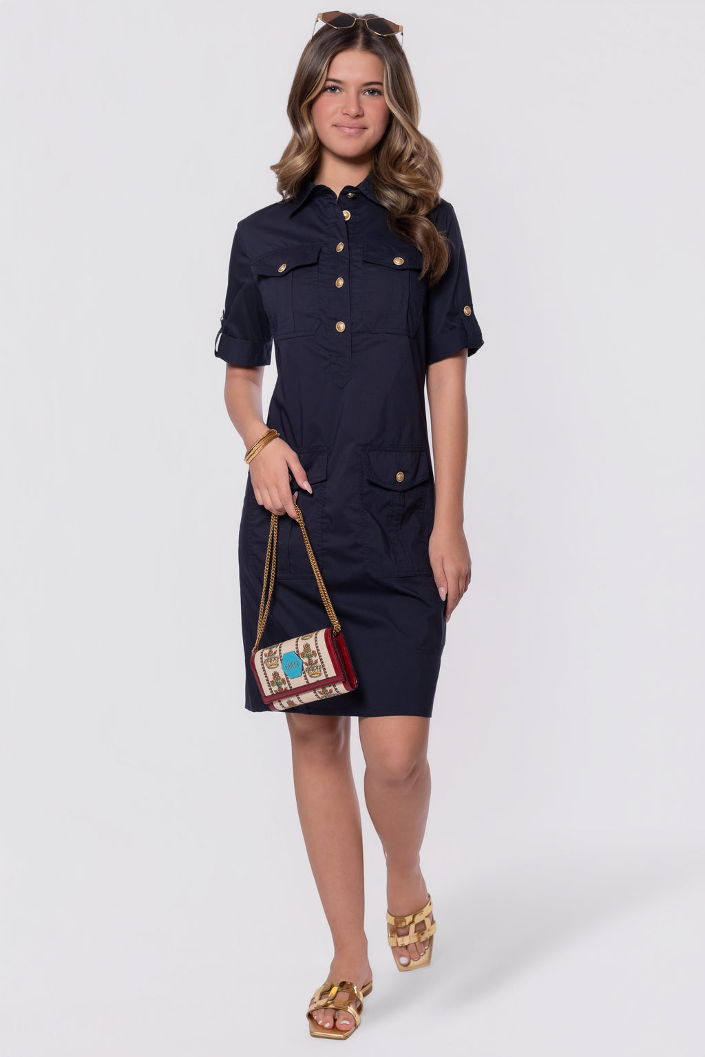 Hayden Dress (Navy)