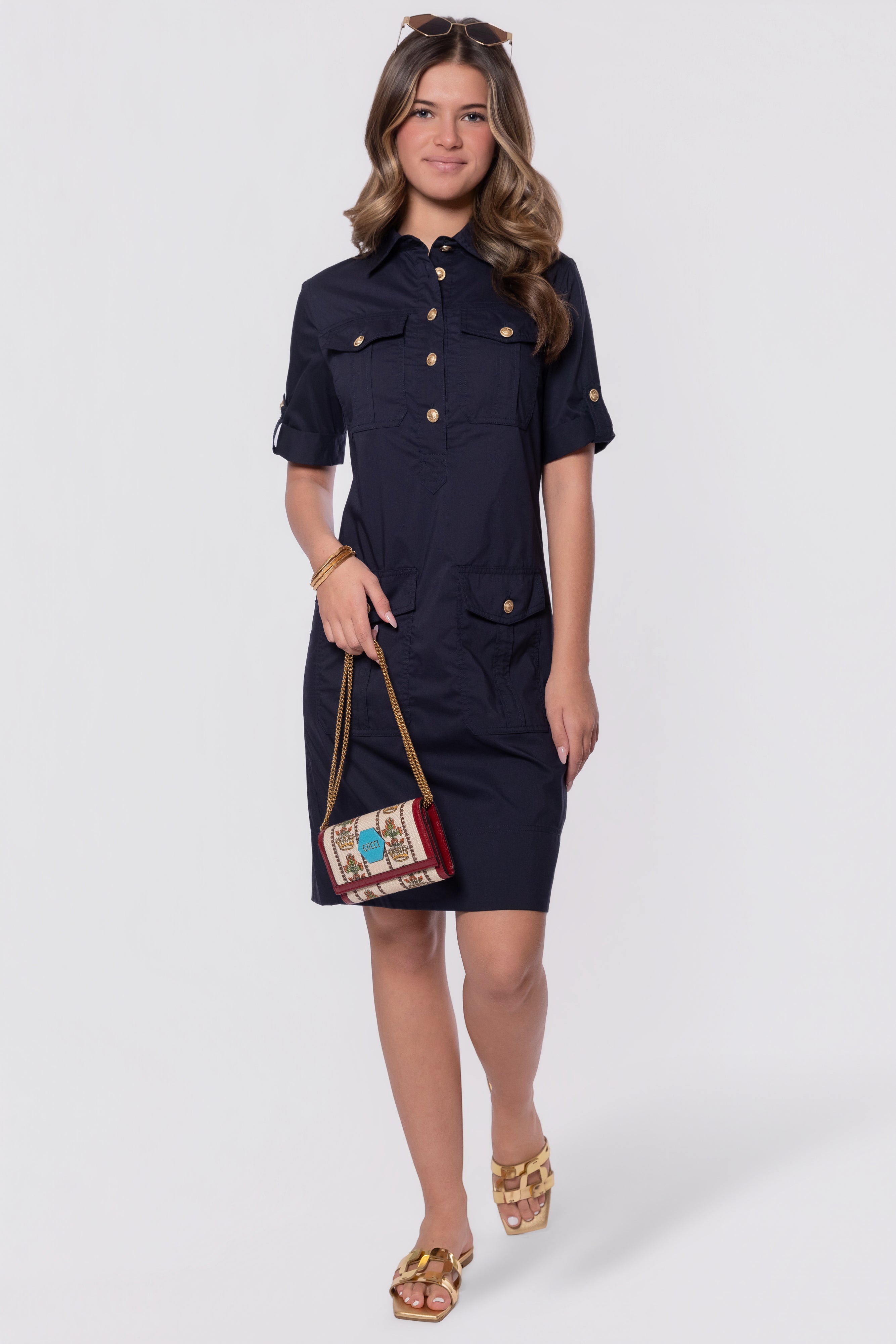 Hayden Dress (Navy)