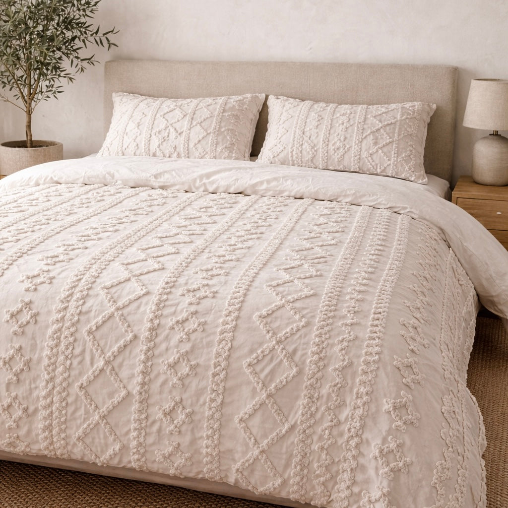 Sonoma Tufted Duvet Cover Set
