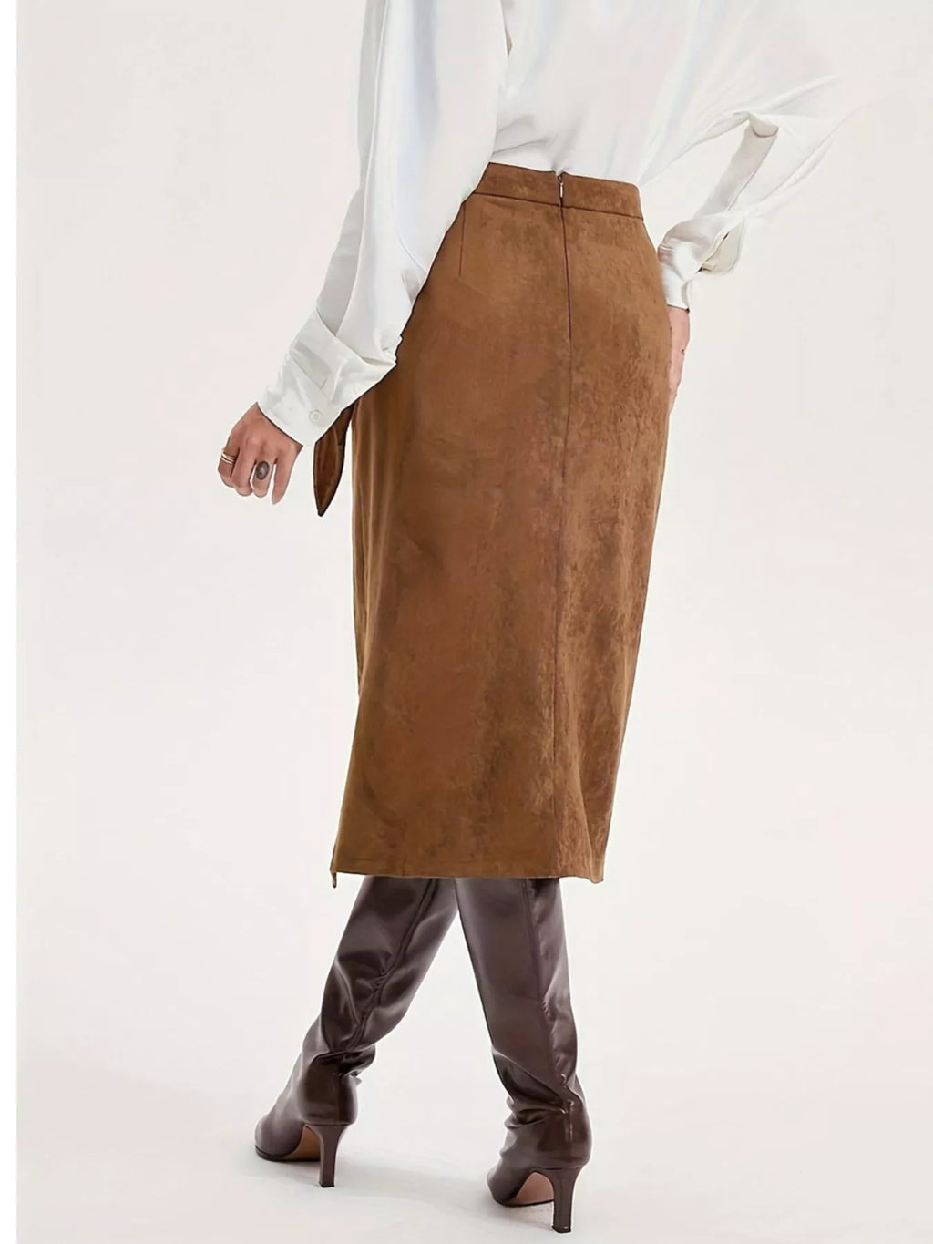 Wrap Midi Skirt