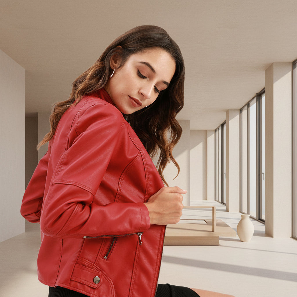 Women’s Classic Leather Jacket