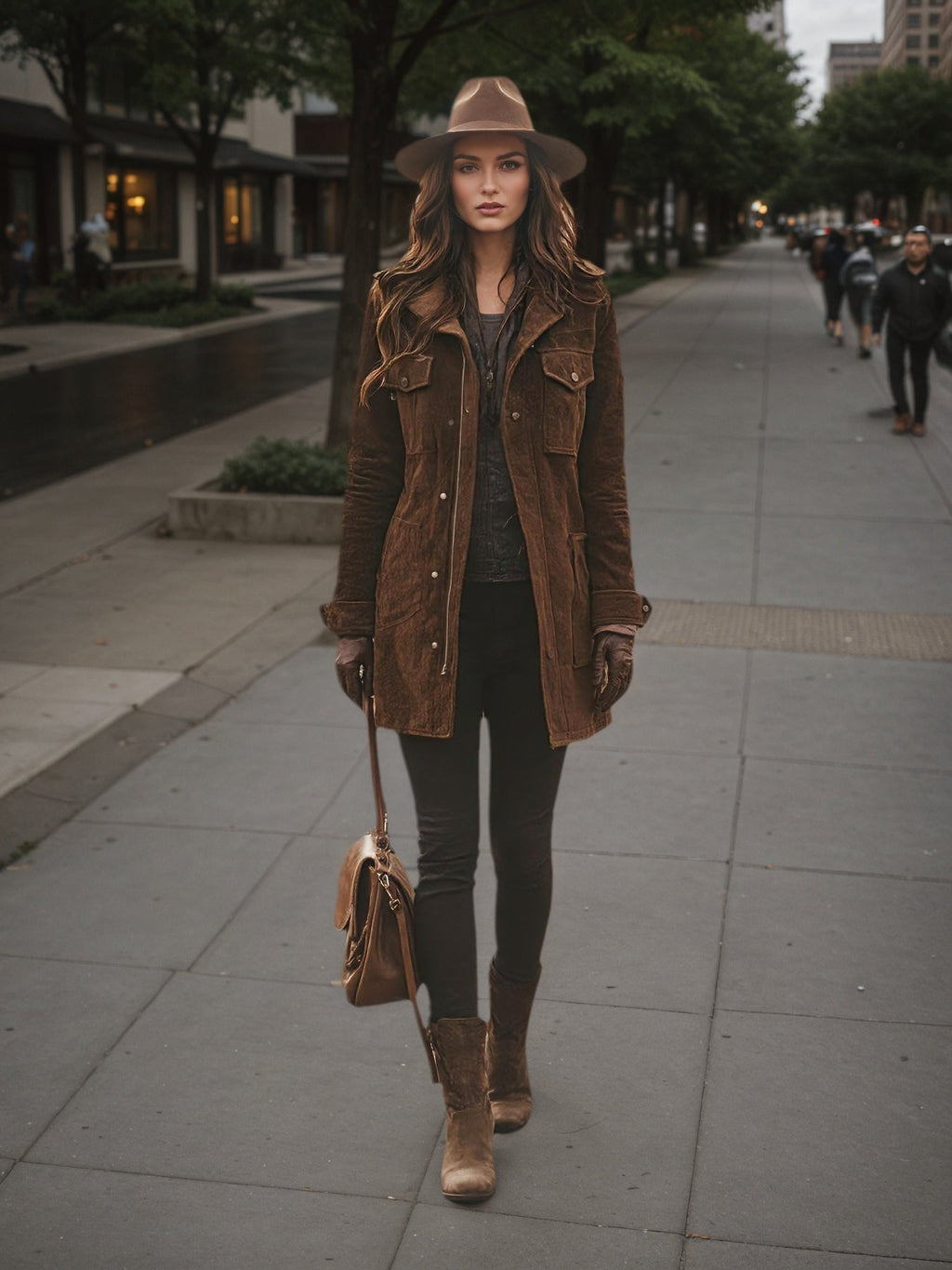 Women’s Vintage-Inspired Longline Cold-Weather Jacket