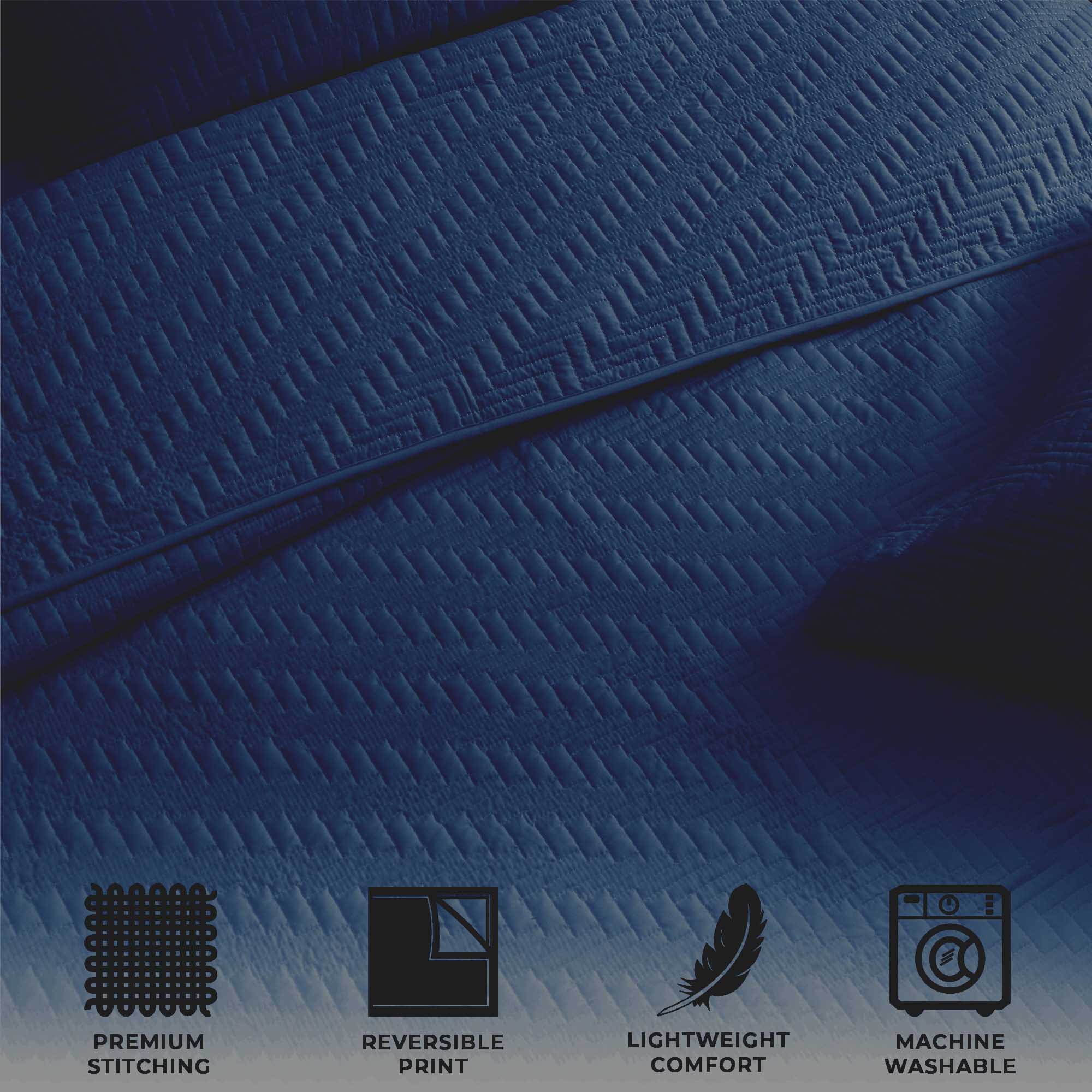 Herringbone Stitched Quilt - Louise Collection