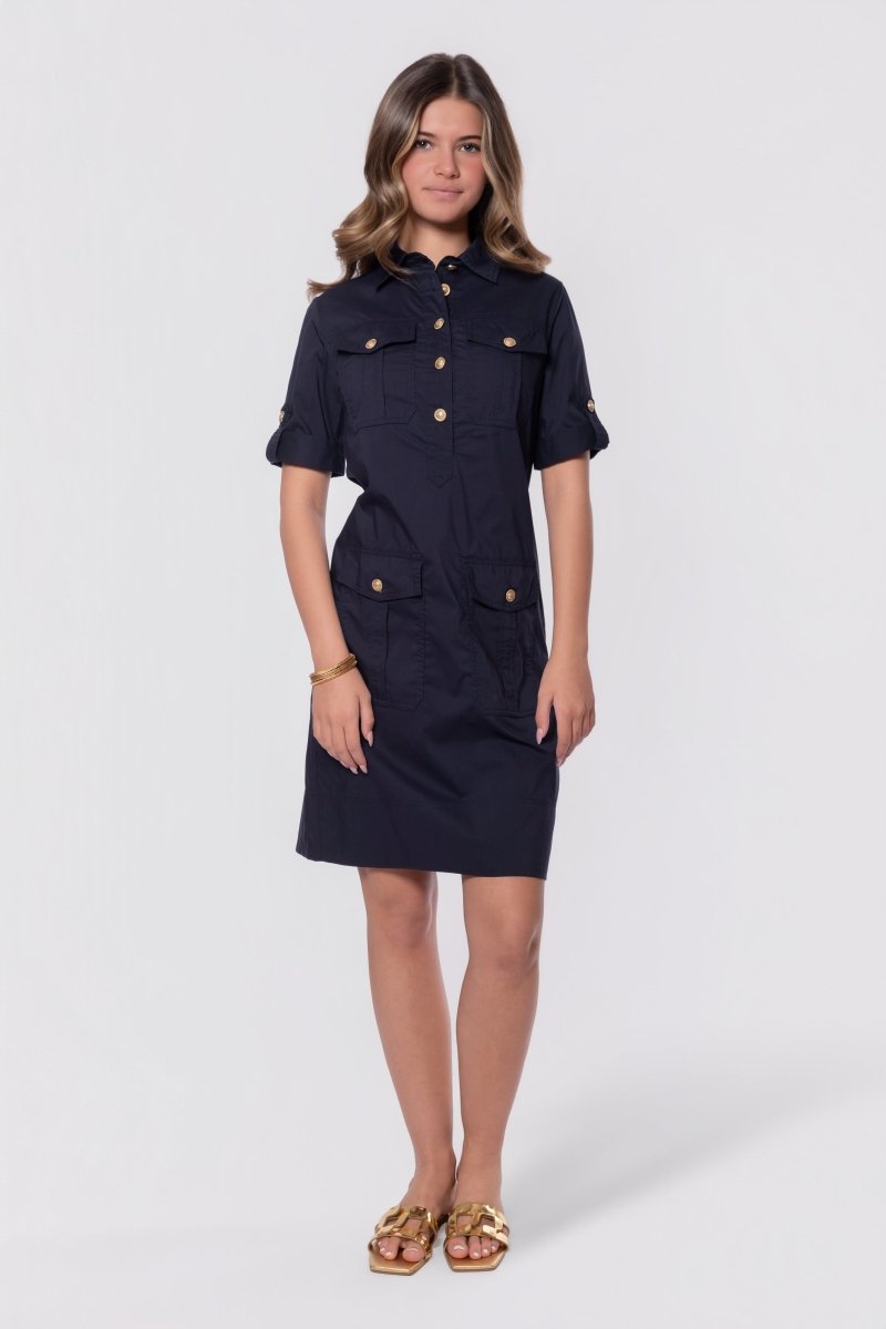 Hayden Dress (Navy)