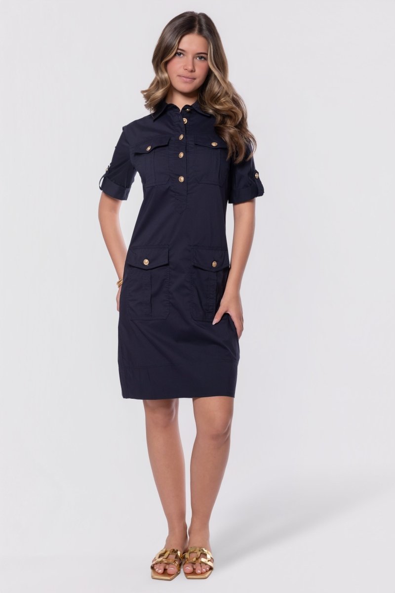Hayden Dress (Navy)
