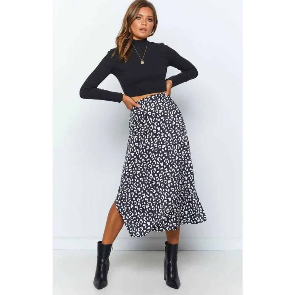 Sexy Leopard Wrap Skirt